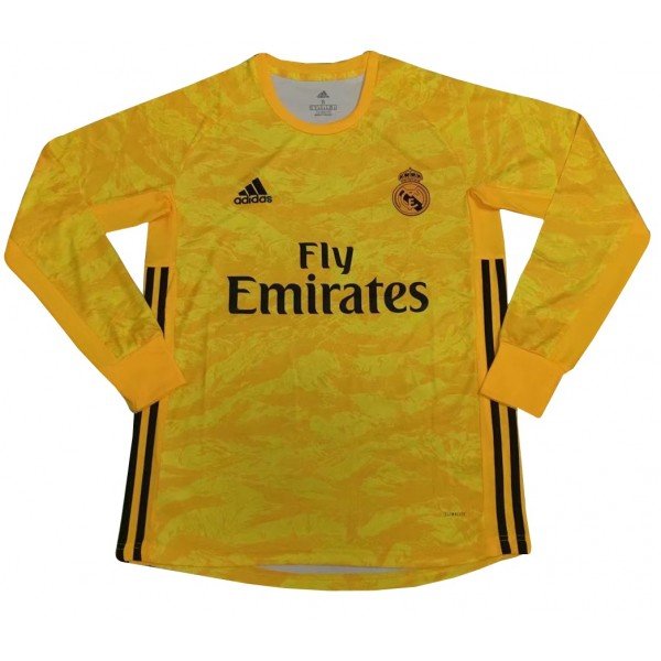 Camisa oficial Adidas Real Madrid 2019 2020 I goleiro manga comprida